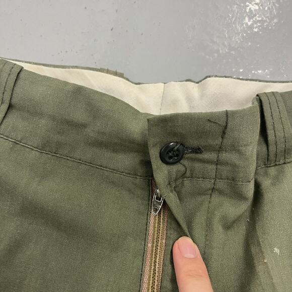 Vintage 60s Sears Green Sanforized Workwear Chinos 36x27 - Picture 2 of 4